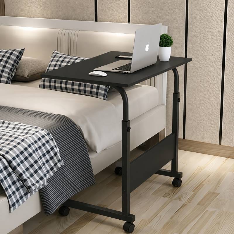 Adjustable And Moveable Table ( black ) single layer
