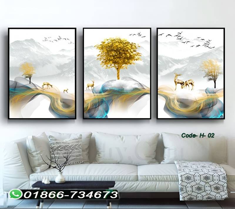 3D কাচের ফ্রেম কম্বো H02